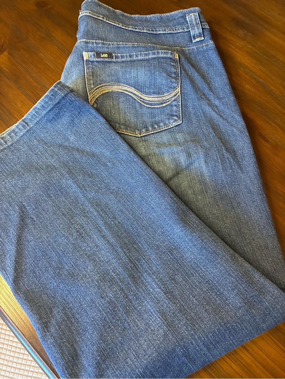 Lee Women's Boot Cut Denim Jeans in Medium Blue